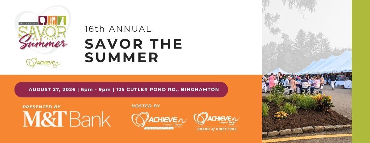 SPONSORSHIP: ACHIEVE's 2026 Savor the Summer